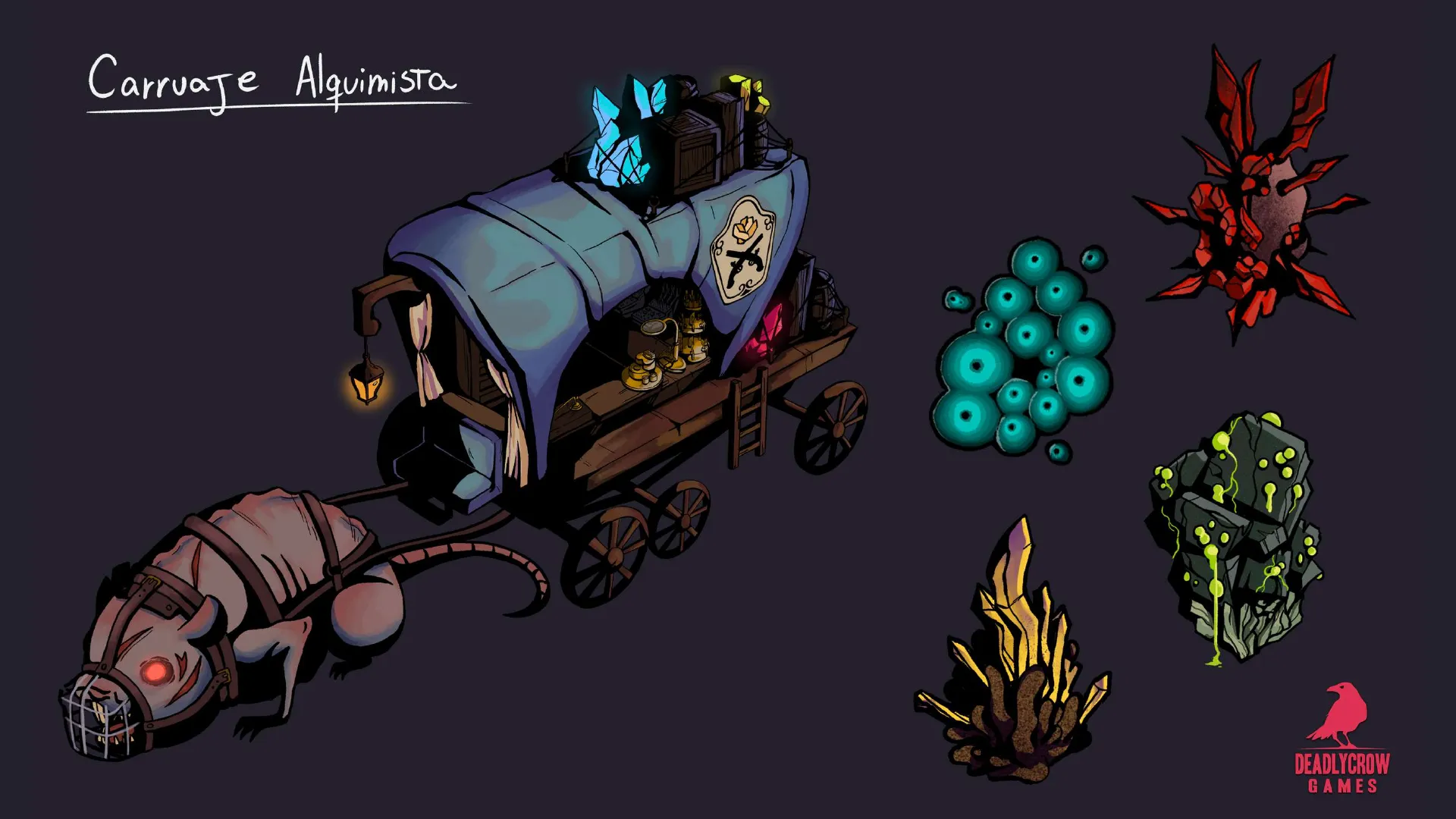 The Alchemist's Carriage — Prop & World Artist