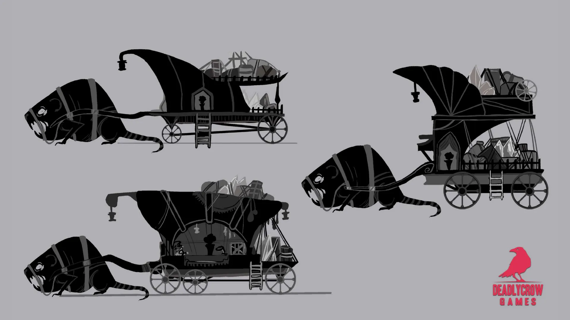 Carriage — silhouette and structure exploration