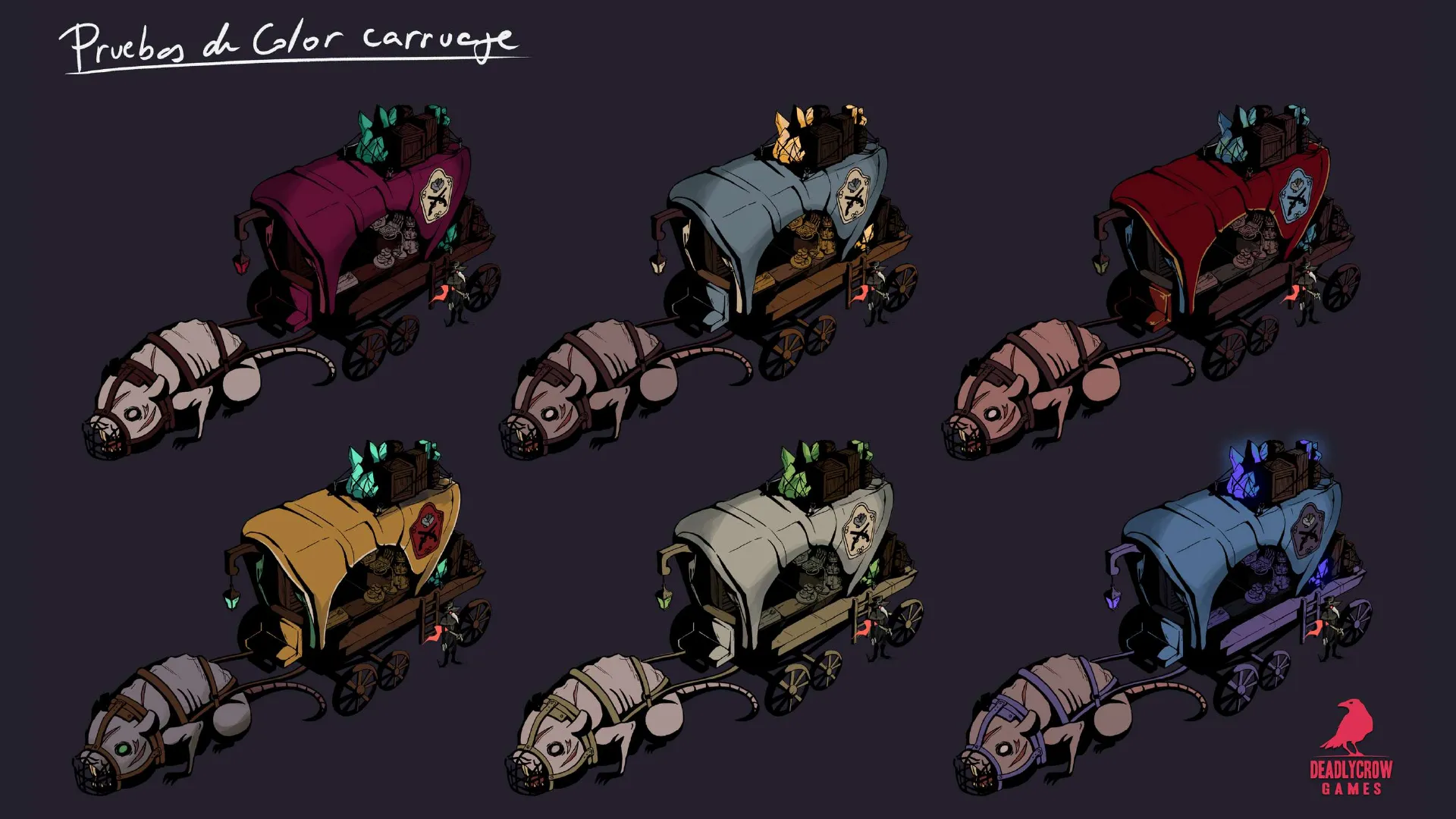 Carriage — colour-variant trials