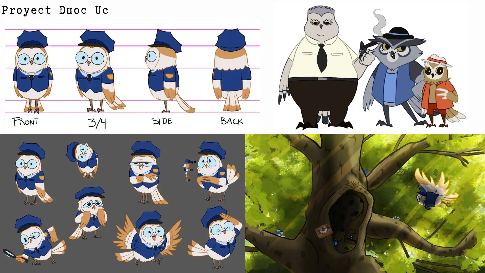 Owl Detectives — Character Artist